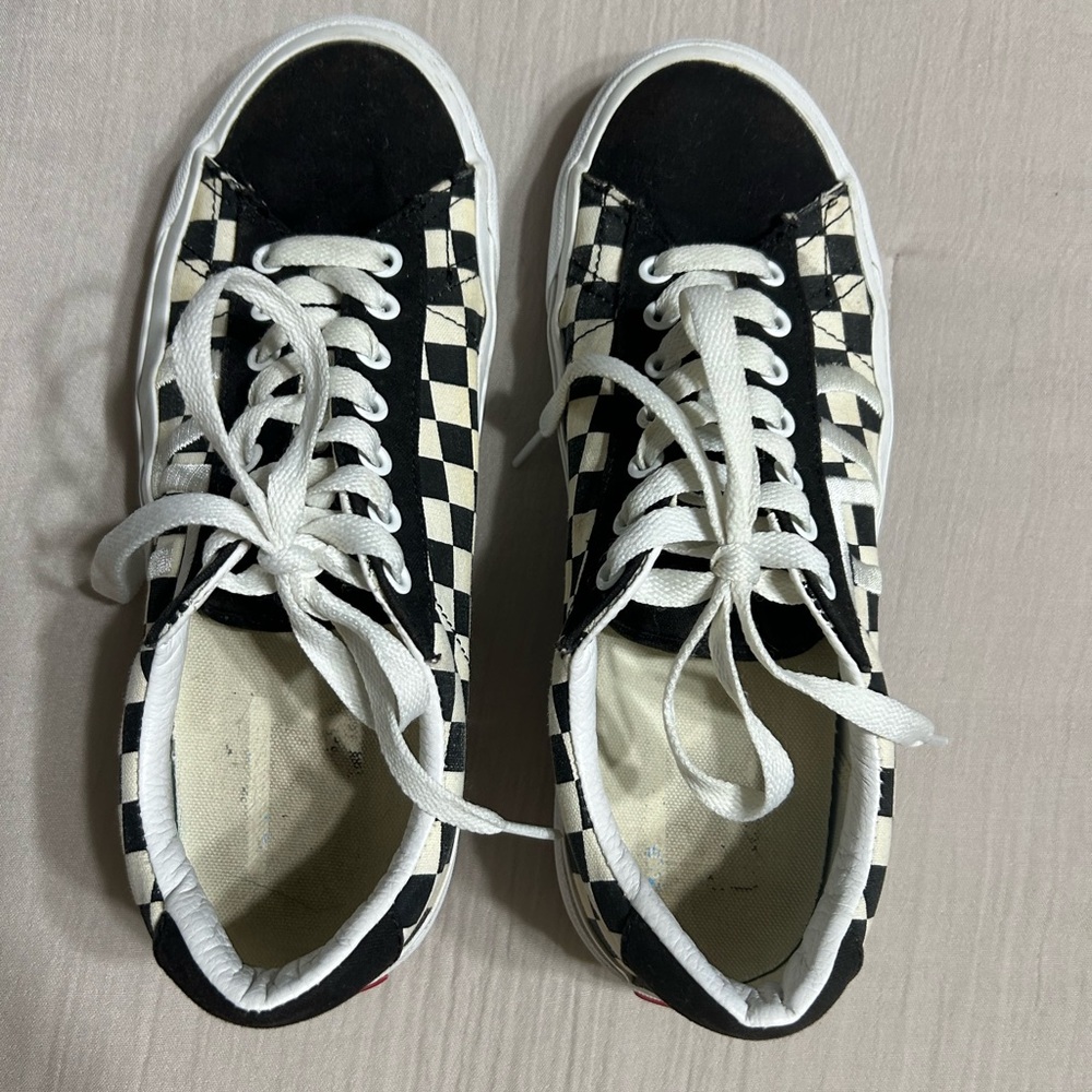 Vans Old Skool Black and White Checkered Sneakers
